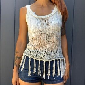 Vintage Havana crochet tank